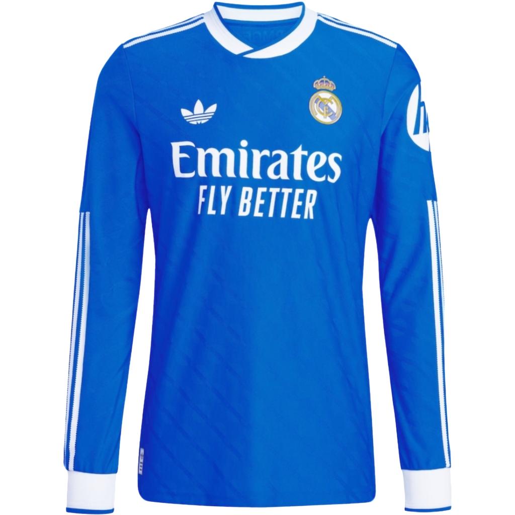 adidas Envío Gratis Con AdiClub Real Madrid 25/26 Camiseta Tercera Auténtica de Manga Larga JP3925