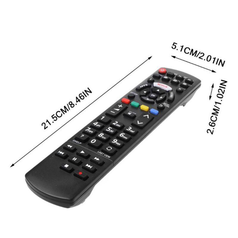 Erstatnings LED TV Fjernbetjening Kompatibel til Panasonic Smart LED TV Netflix