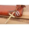 JMXD-Cowhide Jewelry, Antique Cross Combination Leather Rope Pendant, Necklace