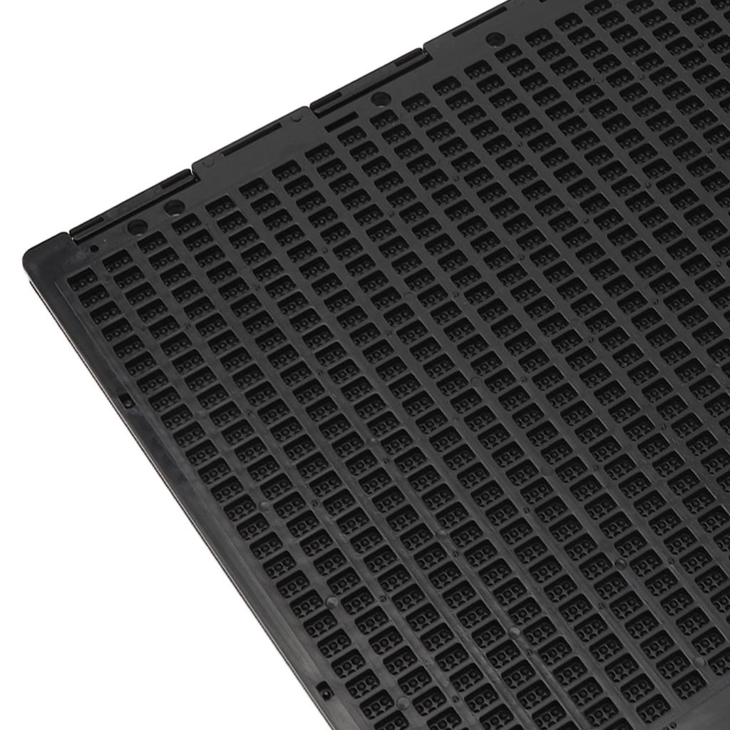 Πλάκα Μπράιγ 27 Γραμμών 30 Κελιών Μαύρη Πλαστική Πλάκα Γραφής Μπράιγ με Γραφίδα για Τυφλούς