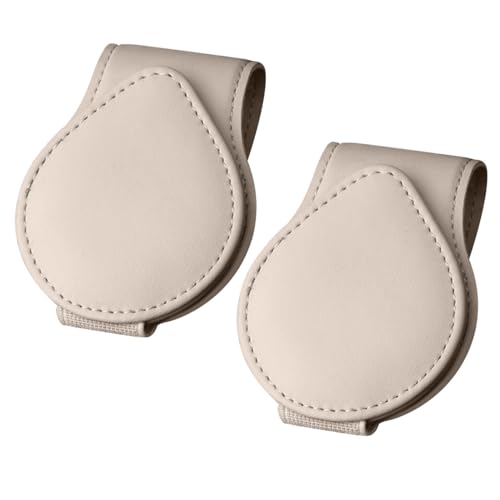 GeeRic 2-Piece Car Glasses Clip, Car Storage, Sunglasses Clip, Glasses Holder, for Car Sun Visor, Car Glasses Holder, Easy Installation, Anti-Los