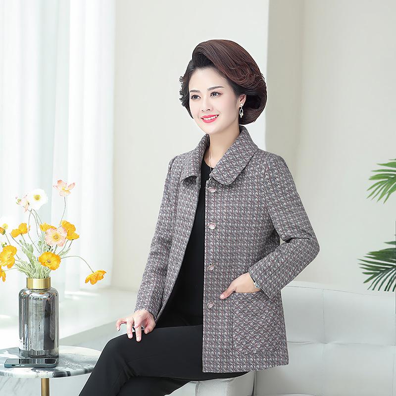 Autumn Lapel Jacket Short Year-old 0 Medium-sized Women's Season Suit Top