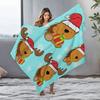 TU Lion Christmas Blanket Cute Animal Throw Cozy Kids Gift Festive Holiday Decor Soft Warm Bedspread Home Decoration Gift