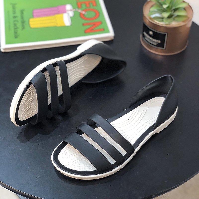 2024 New Women Comfortable Sandals Summer New Candy Color Women Cute Shoes Peep Toe  OutdoorShoes Woman Flats