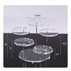 Acrylic Display Shelf Tiered Organizer Transparent Jewelry Stand for