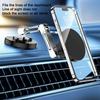 1 Set Car Phone Holder Secure Powerful Magnetic Convenient Mount 360 Degree Rotation Car Phone Holder for Dashboard or Windshield