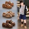 Mädchen Herbst Retro Loafer Weiche Sohle Känguru Schuhe Freizeit Kinder Schuhe