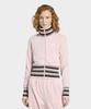Vintage High Knit Rib Track Top - Sand Pink / Kw2085