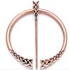 2025 Mode Vintage Broche Viking Brons Holle Riemgesp Spiraal Broche Mantelprikker Sluiting Broches Retro Middeleeuwse Noorse Sieraden