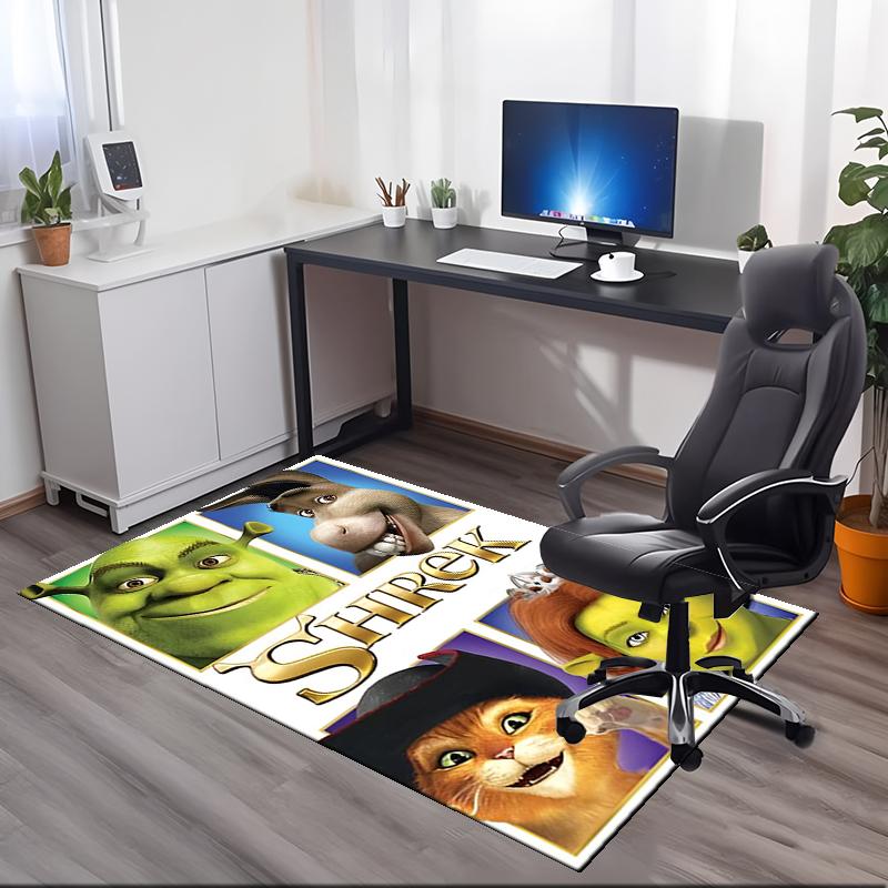 Shrek Bedruckter Teppich für Bürostuhl Wohnzimmer Schlafzimmer Küchenraum Dekoration Geschenke