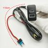 Car Charger Quick Charging Socket QC3.0 USB PD Phone Charge Adapter Socket for Toyota FJ Cruiser Prado LC120 Accessories