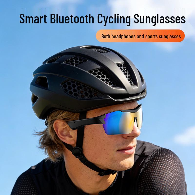 G79-AI Smart Translation Bluetooth Sunglasses – Black Tech for Outdoor Sports, Calls & Music