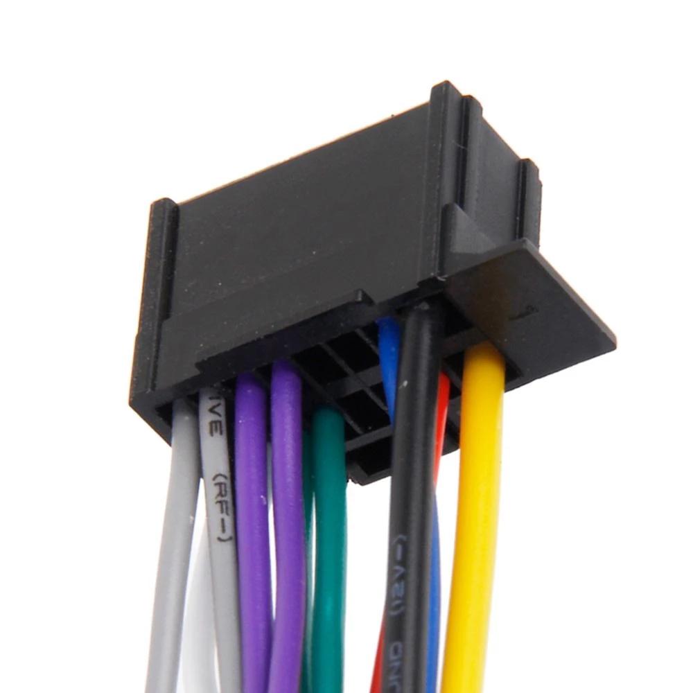 1PC 16Pin Radio Wire Harness Audio Connector Line Replacement For Pioneer 2350 Car Stereo 6.3 Inch Meet EIA Color Code Wholesale