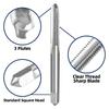 High Quality Replacement 12-28 UNF Tap Iron Right Hand Stainless Steel Steel 12-28 UNF Tap 68mm Cast Iron Copper