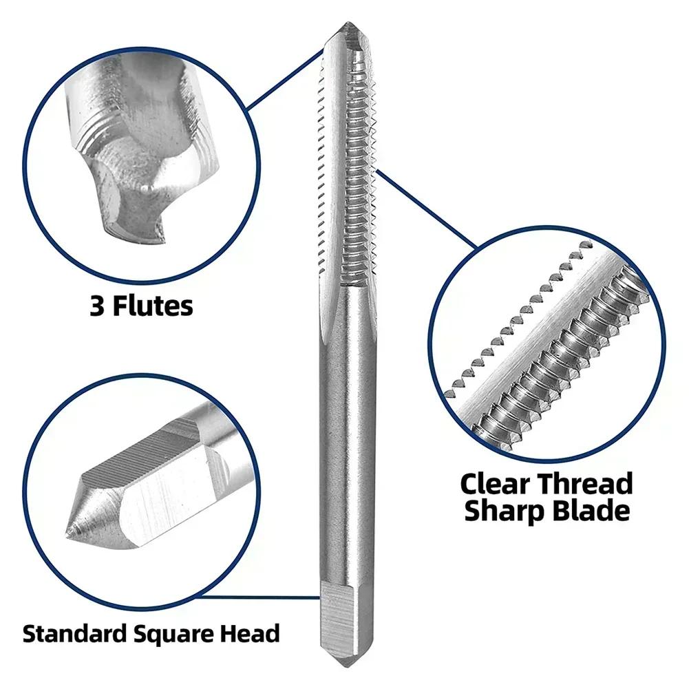 High Quality Replacement 12-28 UNF Tap Iron Right Hand Stainless Steel Steel 12-28 UNF Tap 68mm Cast Iron Copper