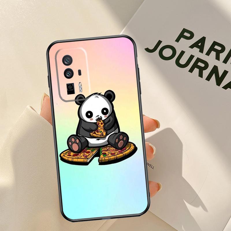 Panda Cute Case For Xiaomi 14 15 Ultra 13T 14T 15T Pro 17 Pro Max POCO X7 Pro X3 X5 X6 F5 F6 F7 F8 Coque