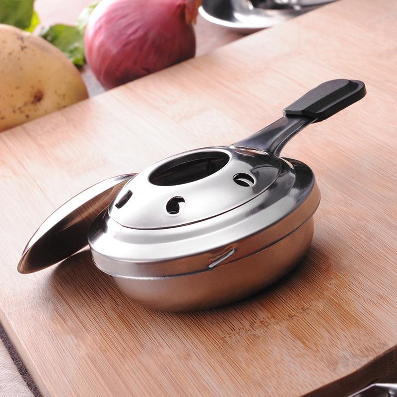 1 Uds. Estufa de Alcohol de acero inoxidable, herramientas de Camping, estufa de cocina para té, Mini estufa para exteriores, estufa de Alcohol sólido a prueba de viento