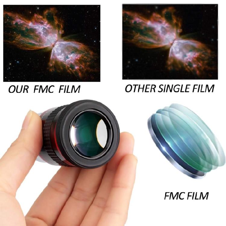 Astronomisches Monokular Okular 1,25 Zoll Teleskop Okular UltraWeitwinkel