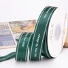 Polyester Letter Ribbon Always By Your Side Printed Ribbon For Flower Wedding Cake Gift Packaging High Quality Bouquet Ribbon