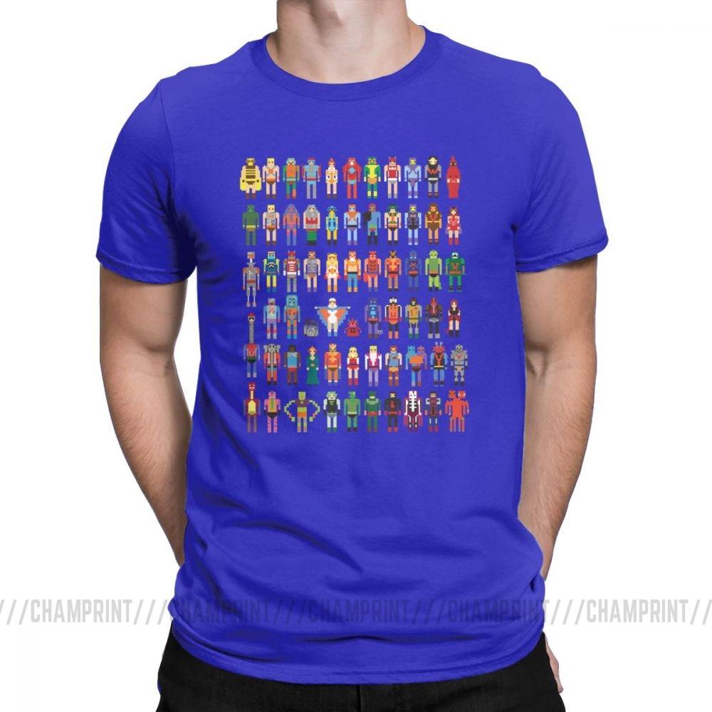 Vintage 8 Bit Of The Universe T Shirt Men O Neck Cotton T Shirt Short