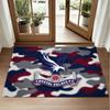 Crystal Palace Football Design Crystal Velvet Rug Soft Decorative Mat for Bedroom Entrance
