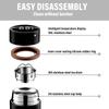 500ml Smart Thermo Mug Filter Coffee Drink Flask Temperature Display for TRD Toyota GR Corolla Rav4 Auris Camry Yaris Accessories