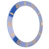 40mm Diameter Watch Bezel Insert Ring Clear Scale Luminous Ceramic Replacement Bezel Insert Gold