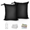 OTraki Diaper and Oxford Cloth Dirty Stroller Wet Waterproof Bag for Hot and Travel Pouch, Black, Waterproof, Swimsuit-Compatible, 30x36cm, 2-Piece