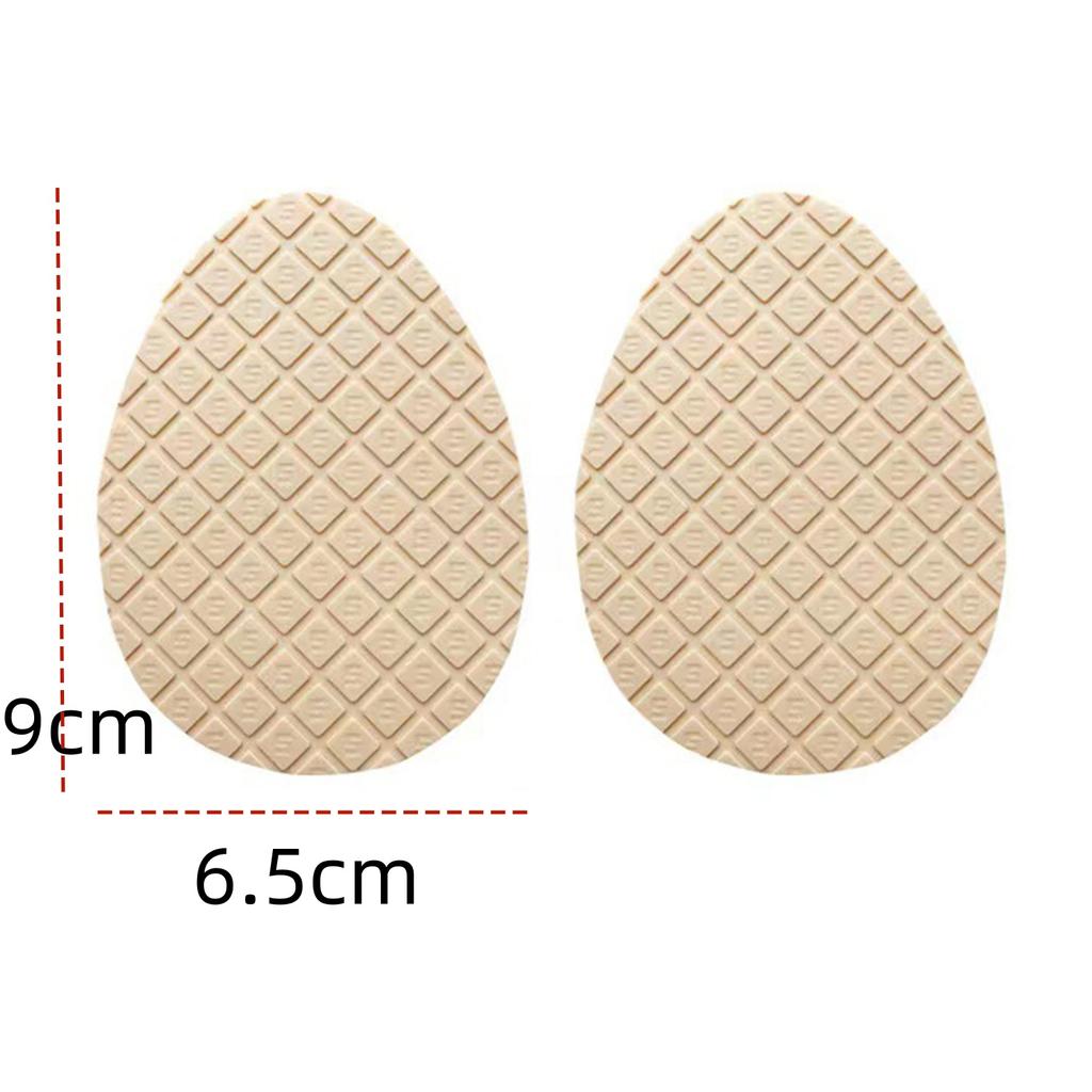 2pcs Shoe Soles Anti-slip Stickers Forefoot Wear-resistant Non-slip Pads Self-adhesive Shock-absorbing Sole Protection Stickers