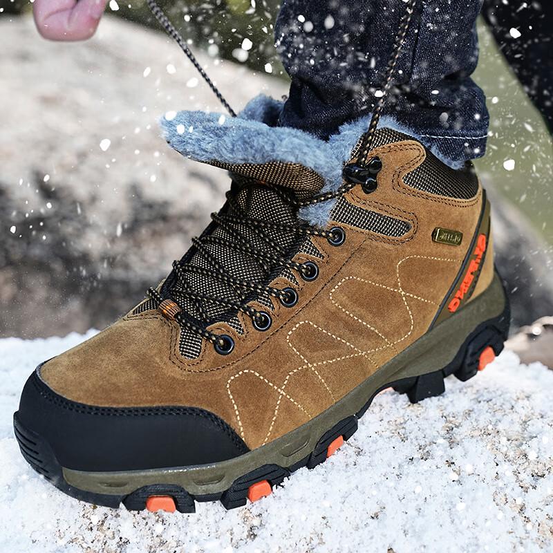 HUIZUMEI Winter High-Top Hiking Boots
