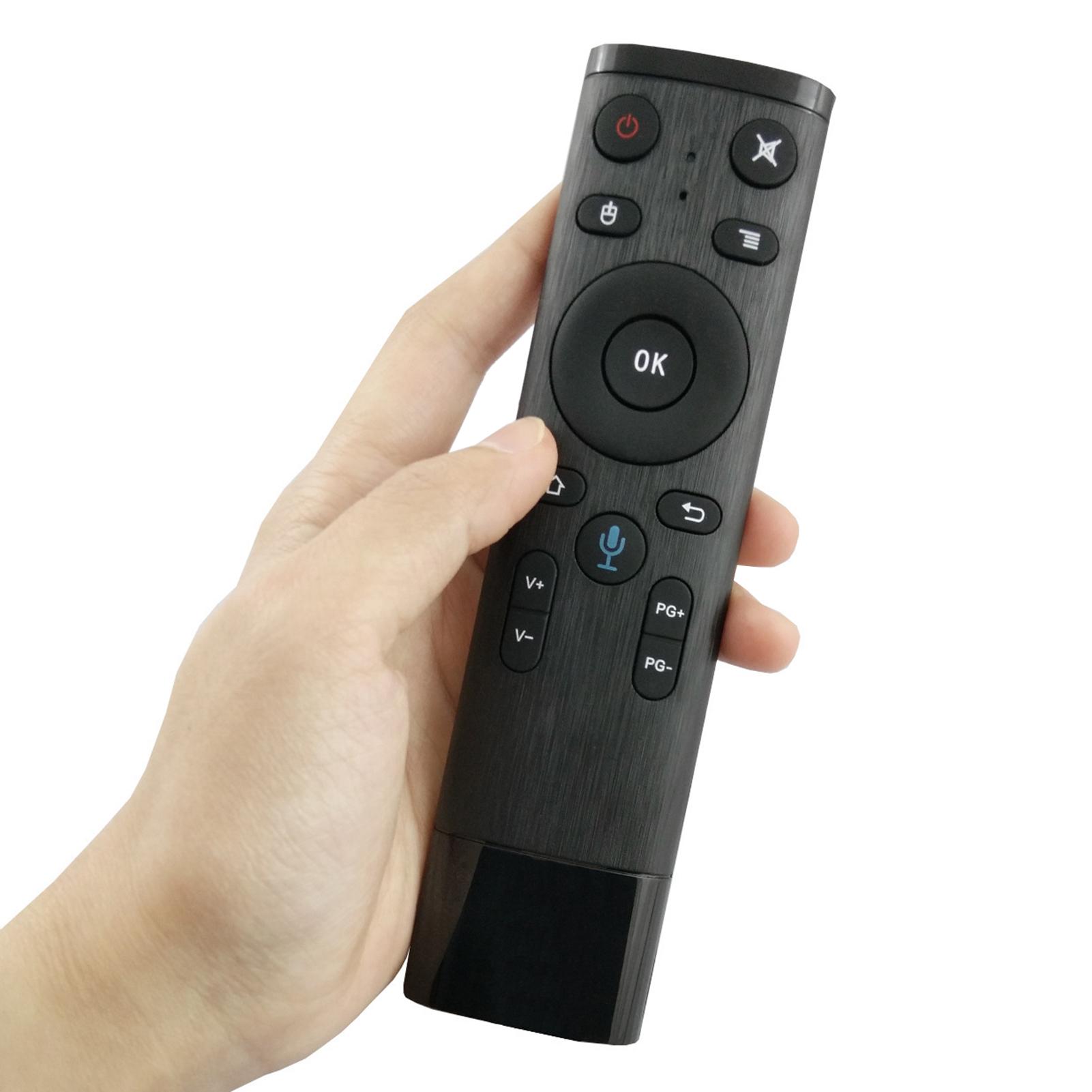 

TV Voice Remote Mouse 2.4G Wireless Remote Controller with Gyroscop Sensor for Box Laptop Internet Box