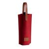 Solid Color Wine Bag Single Double Wine Carrier Bag Simple Felt Bag