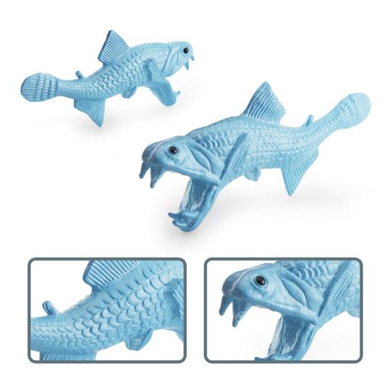 7 Bucăți Modele Animale Marine Anghilotă Simulat Pește-lanterne Calmar Pește-topor