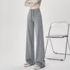 Echte Aufnahme 2026 High-Waist Elastischer Kordelzug Weites Bein Damen Schlankmachende Yoga Fitness Freizeithosen