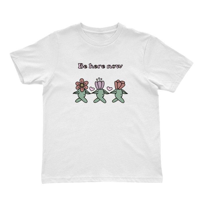 

Футболка «Будь здесь и сейчас», Футболка с позитивной аффирмацией, Вдохновляющая футболка для женщин и мужчин M