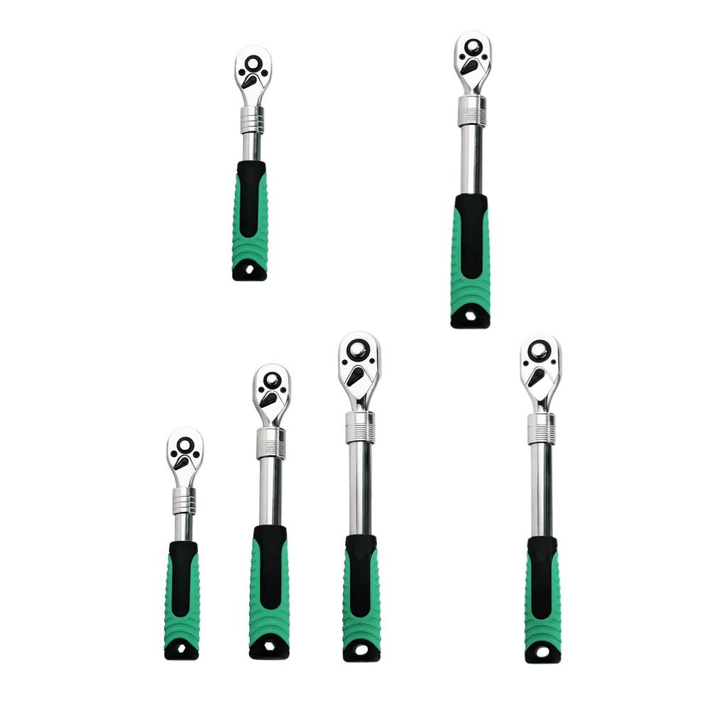 Ratchet Wrench Quick Released Long Handle Multifunctional Retractable Wrench for Factories Garage Workshops Auto Repairs
