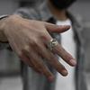 Adjustable Open Ring Men Women Vintage Horus Eye Evil Geometric Statement