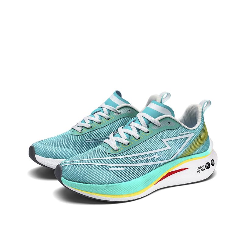 New running shoes for male and female couples summer breathable Professional racing student sports ultralight sports