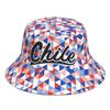 Chile Fisherman Hats Custom Made Name Number Team Logo Bucket Cap Republic Travel Spanish Nation De Chilean Flag Headgear