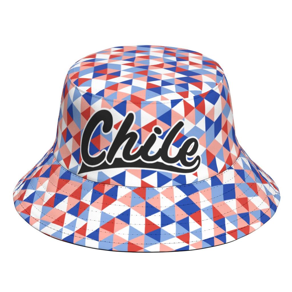 Chile Fisherman Hats Custom Made Name Number Team Logo Bucket Cap Republic Travel Spanish Nation De Chilean Flag Headgear