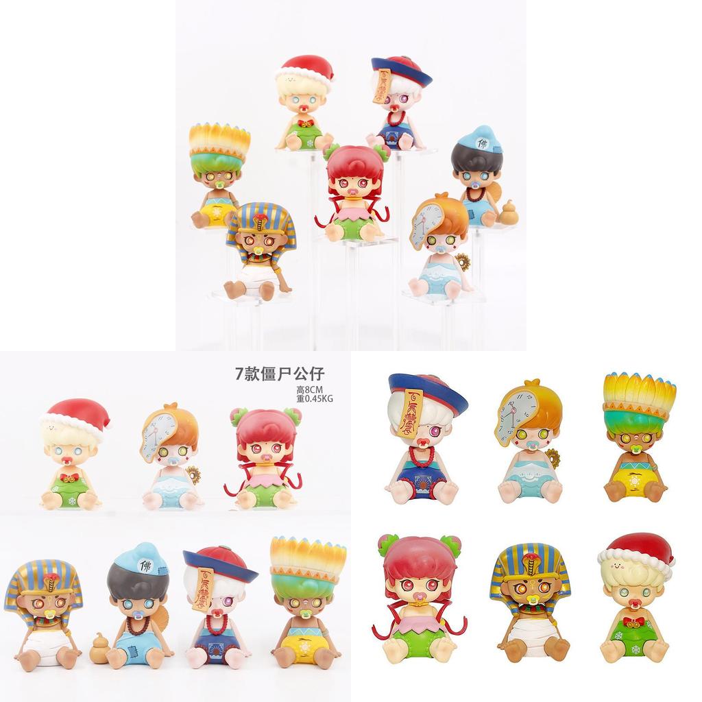 Cute Zombie Doll Pvc Toy With Collectible Figures For Kids And Teens