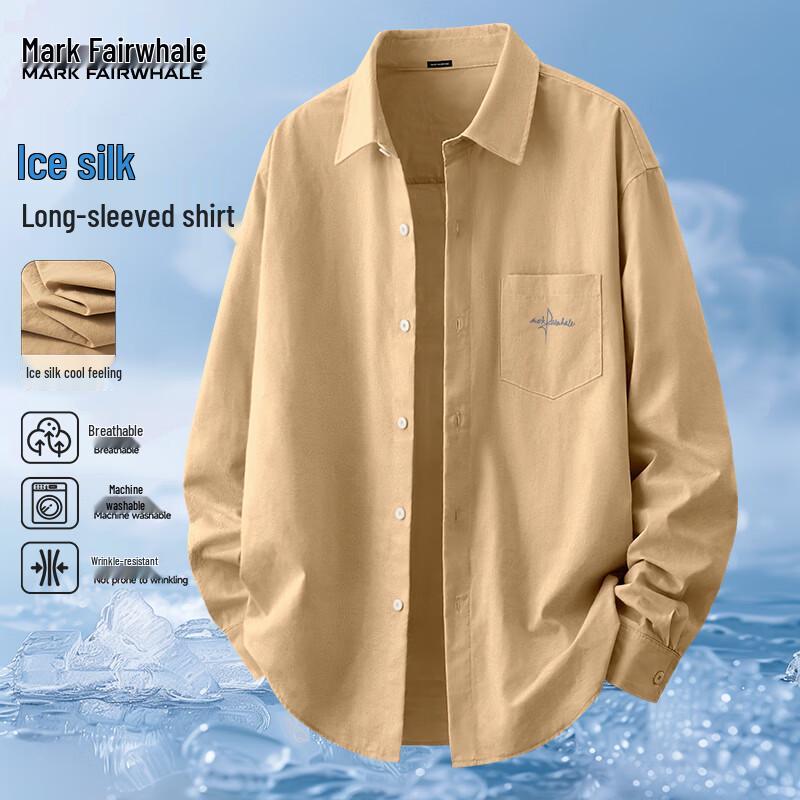 

Mark Fairwhale Men s Ice Silk Long Sleeve Shirt XL