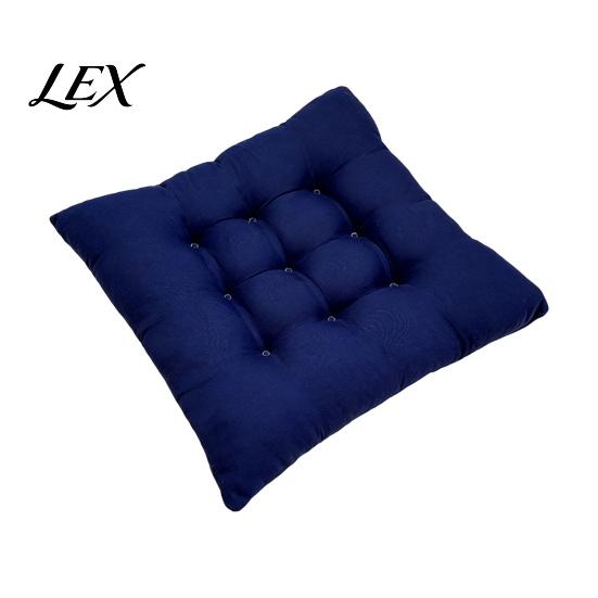 Car Seat Comfort Cushion Square Chair with Ties, Ultra Soft Office Cushion, 15.75"x15.75" Breathable Pad for Home Work All Seasons