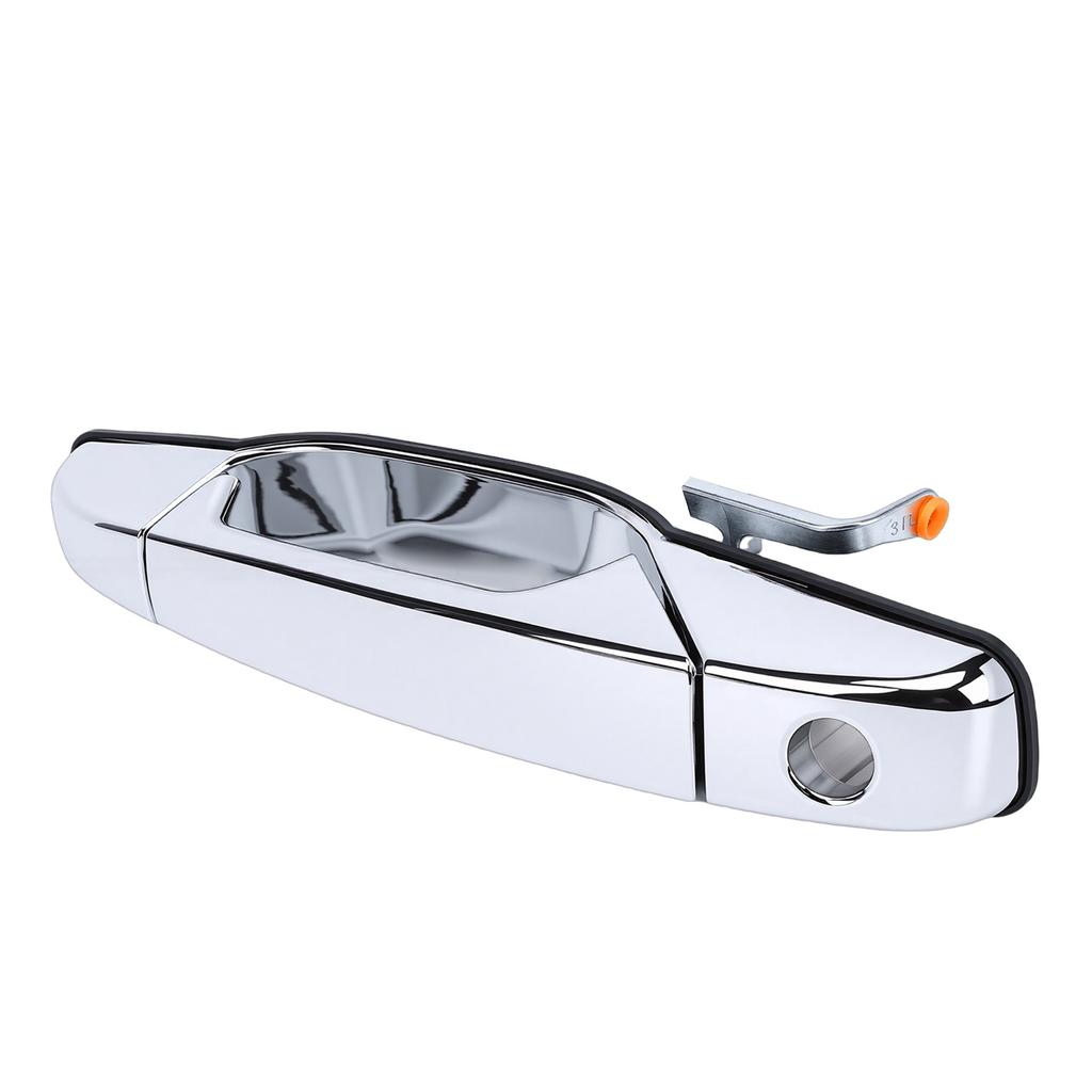 Front Chrome Exterior Door Handle Replacement for Chevy Silverado 1500 2500HD 3500HD Car Outer Door Handle Left Driver