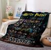 Custom Name Magic Quest Flannel Blanket Throw Blanket Soft Warm Sofa Bed home Decor Unique Gift