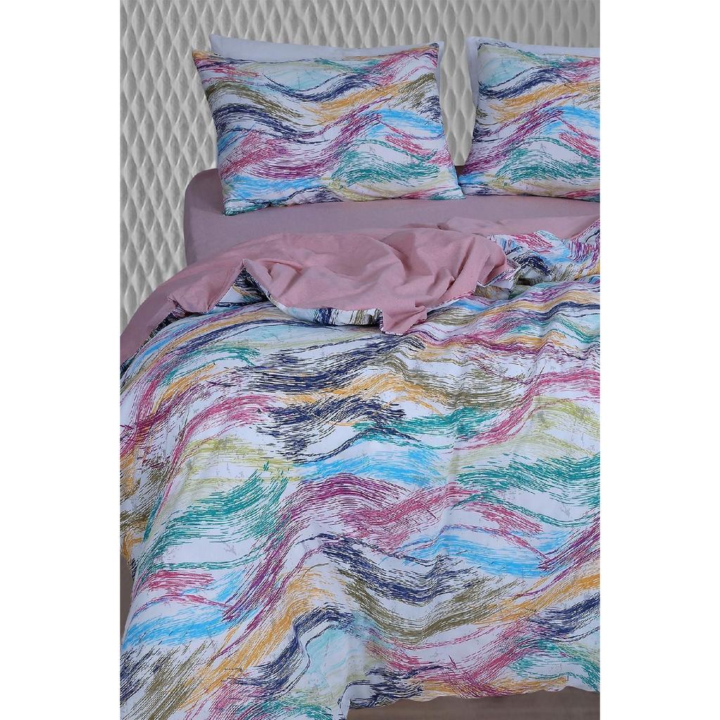 Cotton Double Duvet Cover Set | Duvet Cover And Pillow Case | Without Sheets