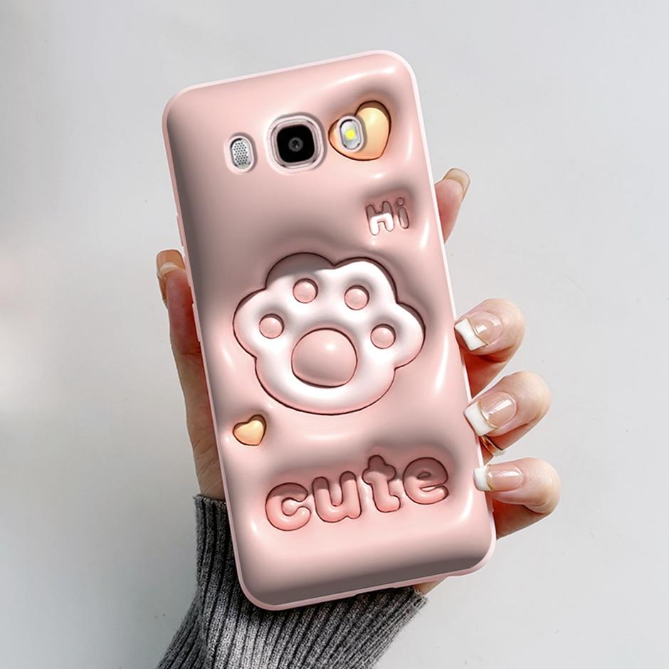 For Samsung Galaxy J7 2016 Novel Style Painting Back Cover Coque For Samsung Galaxy J7 2016 Cute CartoonThick Fashionable Shells