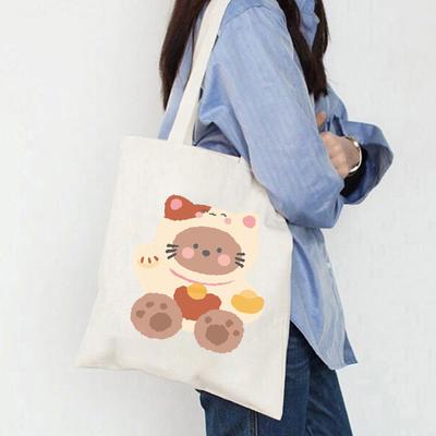Women Bag Fashion Funny Women Handbags Shoulder Bags Casual Shopping Girls Dog Animal Handbag Women Elegant Canvas Bag