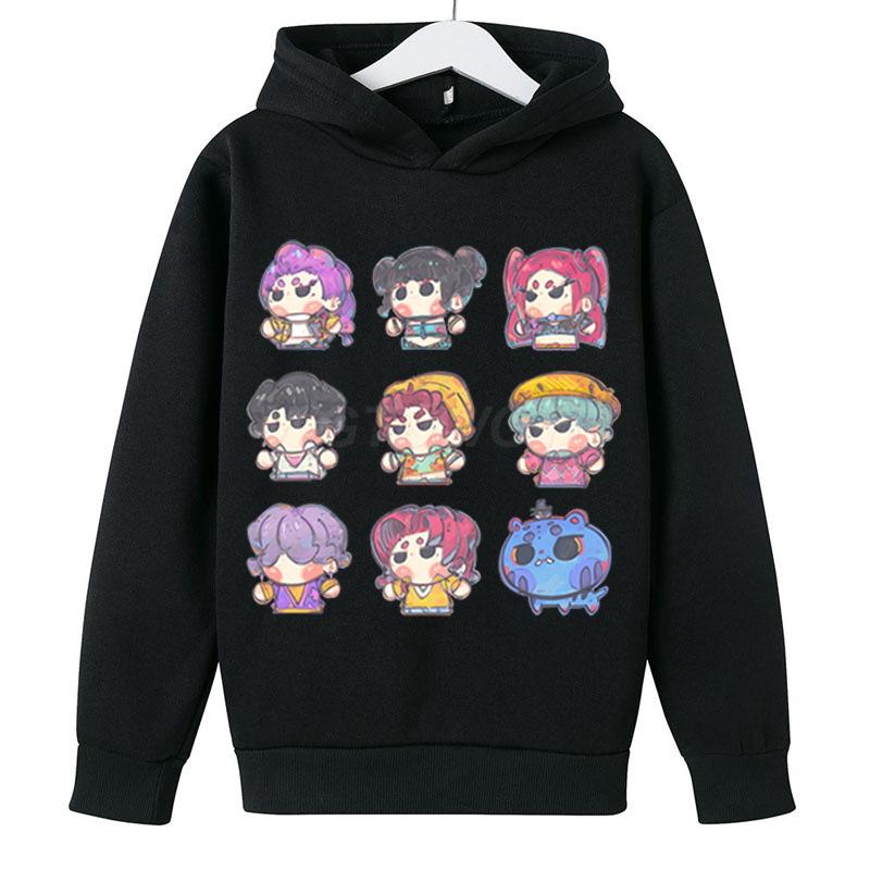 

Kids Unisex Hoodies & Sweatshirts KPop Demon Hunters Fashion Children s Hoodie Casual Hoodies 160