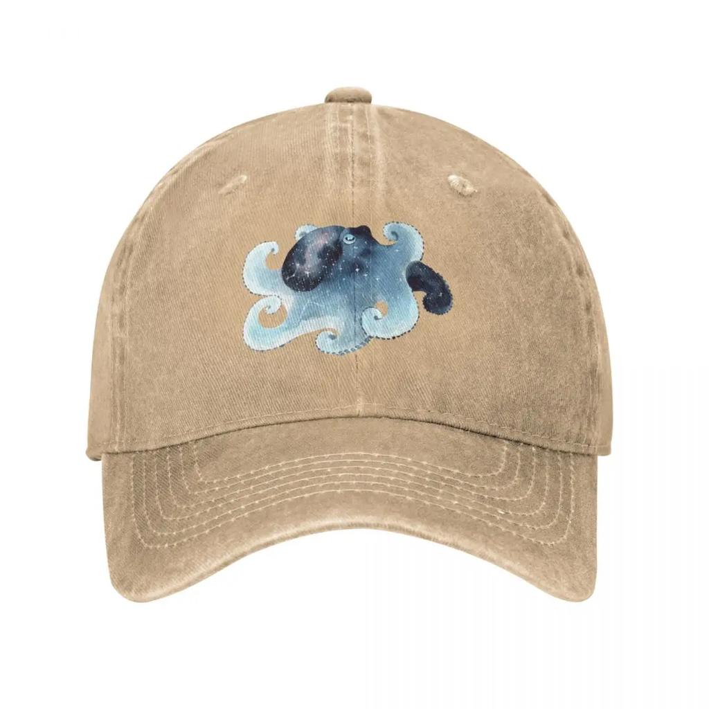 Galactic Octopus Baseball Cap Brand Unisex Cap Kids Hat Birthday Hats On Offer Unisexs Womens